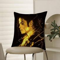 The King of Pop Michael Jackson-A Pillow Case Comfort Sofa Bed Silky elegant Invisible zipper Decorative cushion cover 12x12Inch
