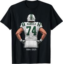 Nick Mangold A True Jet 74 Football Legend Memorial T-Shirt L