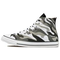 Converse Chuck Taylor All Star Patogūs Madingi Aukštakulniai Drobės Batai Unisex Juodi, Balti ir Pilki Kamufliažiniai 35 gray