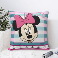 Cartoon Cute Minnie Mickey Mouse Pillowcase Soft Polyester Cushion Cover Decorative Throw Pillow Case Cover Home Square 40X40cm 30cmx30cm