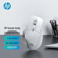 HP Professor 1 Bevielė Ergonomiška Tylioji Pelė - Balta