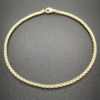Kulkšnies grandinėlės 18K aukso solidus nerūdijančio plieno kulkšnies grandinėlės moterims Basakojų sandalai ROLO grandinėlė 9/10/11 colių Vandeniui atsparūs papuošalai