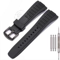 26mm Silicone Watch Band Suitable for SEIKO VELATURA/SRH Series SPC007 Men' Sports Waterproof Rubber Strap Watch Accessories 26mm