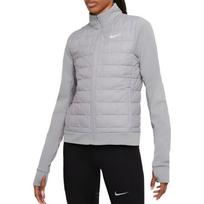 Nike moteriškas hibridinis bėgimo švarkas Therma-FIT Repel šviesiai dūminės pilkos ir baltos spalvos DD6062-073 XL