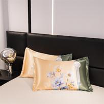 2PCS Satin Pillowcase Mulberry Silk Feeling Pillow Cases designed for Hair and Skin  Satin Cooling Pillow Covers 50x75cmx2