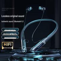 Kukezhe R08 Wireless Neckband Bluetooth Sport Earphones juoda