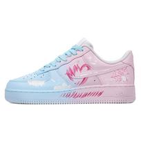 Nike Air Force 1 Magic Trail Lengvi žemi krepšinio/riedlenčių batai Unisex Mėlyni Rožiniai CW2288-111(Komanda241-) 45 white
