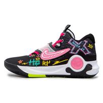 Nike KD Trey 5 X Daugiaspalviai Dream Mirror Atsparūs trinčiai Vidutinio aukščio Krepšinio bateliai Vyriški Juodi Rožiniai DJ7554-007(Komanda241-) 42.5