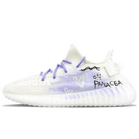 Adidas Originals Yeezy Boost 350 V2 Abrasion Resistant Abrasion Resistant Low top Casual Shoes Unisex White HQ6316(Team401-) 36⅔