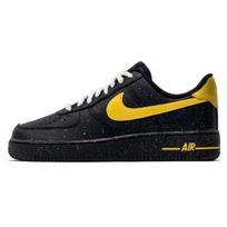 Nike Air Force 1 Golden Mist Black Warrior, Tengfei Manufacturing Skateboard Shoes Unisex Black Gold CW2288-001(Team1347-) 40