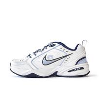 Nike Air Monarch 4 Slip Resistant Abrasion Resistant Low top Chunky Sneakers Unisex White Blue 415445-102 (Team746-) 40