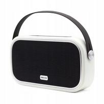 Głośnik Bluetooth Bezprzewodowy Biały Radio Retro Przenośne Mobilne Rączka