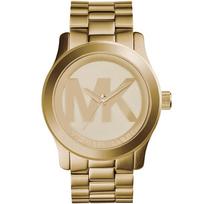 Michael Kors MK5473 Runway XL moteriškas laikrodis 45mm auksas