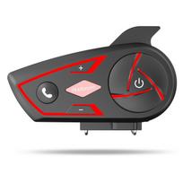 S3 Bluetooth Motorcycle Helmet Headset: Full Duplex Intercom, Long Battery Life, Noise Reduction. Single Set juoda