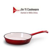 Multi-functional Cast Iron Egg Dumpling Pan with Wooden Handle – No Coating, Thickened Flat-Bottom, Four-Hole Design 16cm