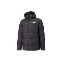 Puma Men's Black Insulated Quilted Jacket With Hood Sportswear 849987-01 XS