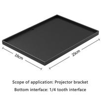 1 Pcs Projectors Tray For Projector Monitors For Equipment Tripod Tray Smartphone Camera Laptop Projector Holder Microphone Brack T00 small tray [25*18cm]