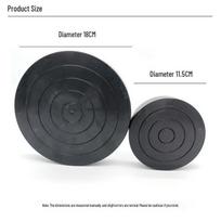 Kompaktiškas keramikos pasukamas padėklas molio skulptūroms - Meno ir amatų įrankis Small turntable diameter 11.5cm black