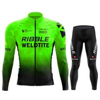 Spring Summer Long Sleeve Cycling Jersey Set Bib Pants Ropa Ciclismo Clothing Pro Team Bike Uniform Men Bicycle Clothes Mailllot Asian size-S