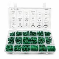 530pcs/set Green Air Conditioning O Ring Kit 18 Size O-Type Sealing Rubber Ring  Plumbing Repair 530Pcs