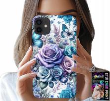 Etui Do Iphone 12 Mini - Kwieciste Wzory Różekwiatki Case + Szkło
