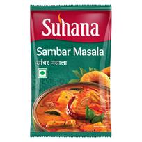 Suhana Sambar Masala 200 g Pouch x 2 South Indian Spice Mix Restaurant Style Instant Curry Masala Easy Cooking Aromatic