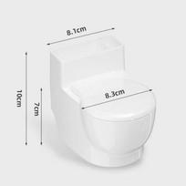 Pet Water Dispenser Fun Simulation Closestool Water Dispenser Cat Dog Bowl Removable Stainless Steel Pet Cat Dog Drinking Bowl