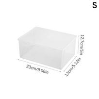 Transparent And Dustproof CD Storage Box Home DVD Storage Disc CD Comic Album Organizing Storage Boxes Shelves With Snap Cover