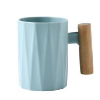 Mouthwash Cup Advanced Sense Wood Handle Brushing And Washing Cup Dormitory Creative Simple Household Couple Toothbrush Cup