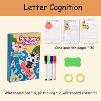 „Magic Tracing Workbook“ mokomoji Montessori knygos vaikams Rašiklio valdymo mokymas Daugkartinio naudojimo kaligrafijos kopijavimo knygelė vaikams