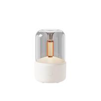 LED Cool Mist Humidifier 120ml Aroma Diffuser Portable Essential Oil Diffuser  Living Room balta