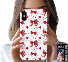Etui Do Iphone X / Xs - Czerwone Wstążki Wstążka Modne Wzory