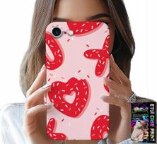 Etui Do Iphone Se / Se2 - Kobiece, Modne Wzory Xoxo Serce + Szkło