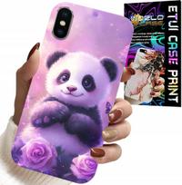 Etui Do Iphone Xs Max - Słodka Panda Wzory Dla Dzieci + Szkło