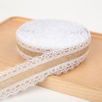 Handmade Christmas Wedding Craft Lace & Burlap Ribbon Rolls