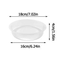 Bird Feed Bowl Transparent Circular Bird Feeder Imple Bird Comfortable Supplies Eating Environment And Fashionable Provide skaidri