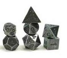 6MM Metal Mini Dice Set for Dungeons & Dragons – 7-Piece Polyhedral Board Game Set