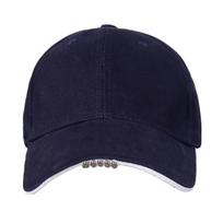 Night LED Lighting Cap Camouflage Luminous Fishing Mountaineering Hunting Baseball Cap Mountaineering Hat tamsiai mėlyna spalva