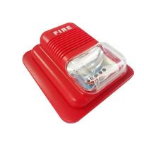 12/24V Wired Sound And Light Siren Strobe Alarm Security System With LED Strobe Light And Speaker, Fireproof ABS 105dB