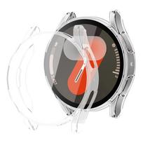 Cover for Samsung Galaxy watch 7 FE 44mm 40mm Screen protector accessories TPU all-around bumper Shell for Galaxy watch 7 Case Galaxy watch 7 44mm gryna
