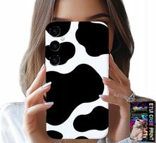 Etui Do Samsung Galaxy A05S - Czarno - Białe Łaty Krowa, Modne Wzory