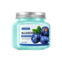 SADOER English Fruit Bath Salt Scrub - Exfoliating & Pore Cleansing Body Scrub