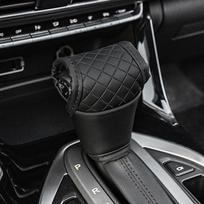 1 vnt. Automobilio pavarų perjungimo dangtelis PU odos pavarų perjungimo svirties dangtelis Pavarų dėžės perjungiklio rankenėlės apsauga Automobilių interjero aksesuarai