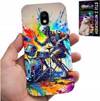 Etui Do Samsung Galaxy J5 2017 - Rock Perkusja Bębny Kościotrup Pokrowiec