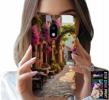 Etui Do Samsung Galaxy J5 2017 - Malownicza Uliczka Z Kawiarnią + Szkło