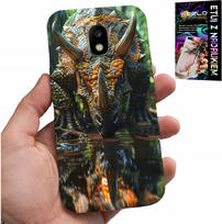 Etui Do Samsung Galaxy J5 2017 - Dino Dinozaur Triceratopsem Futerał