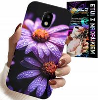 Etui Do Samsung Galaxy J5 2017 - Różowa Stokrotka Kwiaty Pokrowiec Case