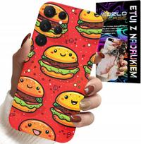 Etui Do Samsung Galaxy S25 Ultra - Słodkie Uśmiechnięte Burgery Pokrowiec