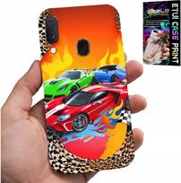 Etui Do Samsung Galaxy A20E - Dla Dzieci, Samochody Wyścigowe + Szkło