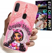 Etui Do Samsung Galaxy A20E - Cupid Vibes Z Uroczą Aniołkiem Plecki